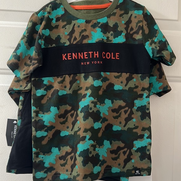 KENNETH COLE 3 PIECE SET: TEES/SHORTS: CAMO: NEW WITH TAGS: SIZE S (4) - Picture 5 of 8